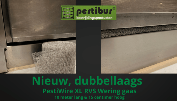 PestiWire XL (dubbellaags) 15cm x 10mtr